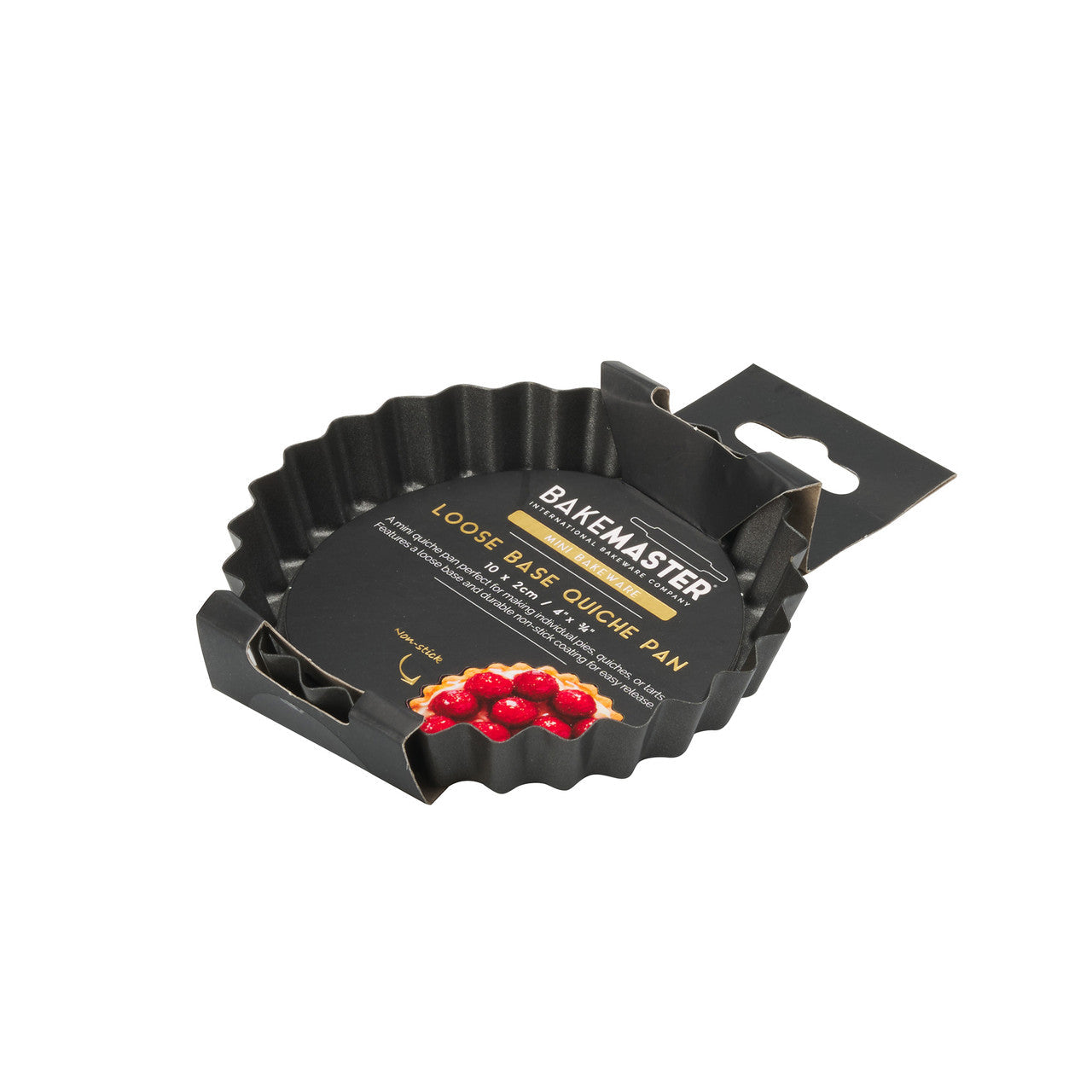 Loose Base Quiche Pan, 10 x 2cm - Non-stick