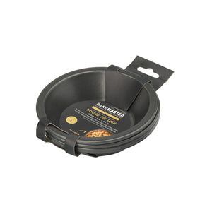 Round Pie Dish Set of 4, 12.5 x 3cm - Non-stick