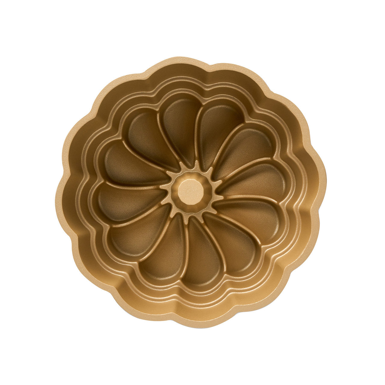 Petal Fluted Ring Cake Pan, 24 x 24 x 10cm - Champagne