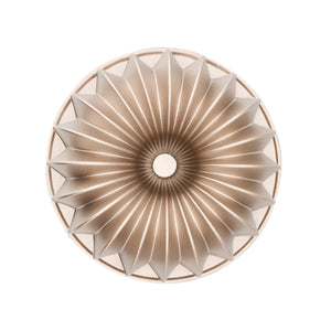 French Wreath Fluted Ring Cake Pan, 24 x 24 x 10cm - Champagne