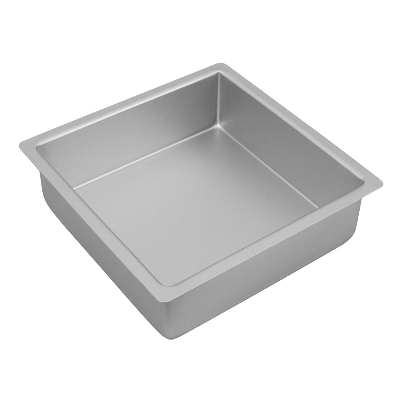 Silver Anodised  Square Cake Pan, 22.5 x 7.5cm