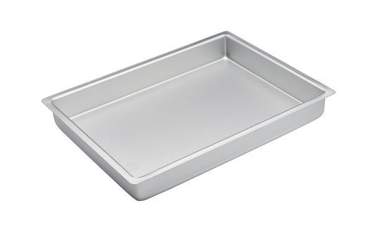 Silver Anodised Lamington Pan 38 x 28x5cm