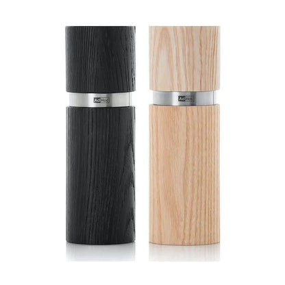 Adhoc Textura Wood Salt & Pepper Mill Set - 13cm