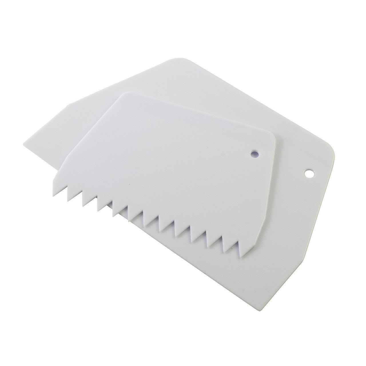 Icing Scraper Set 2, 19 x 12.5cm & 9.5 x 13.5cm