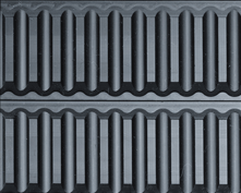 Demarle Straight Flute Disc Relief Mat - 600x400mm - Kitchenly