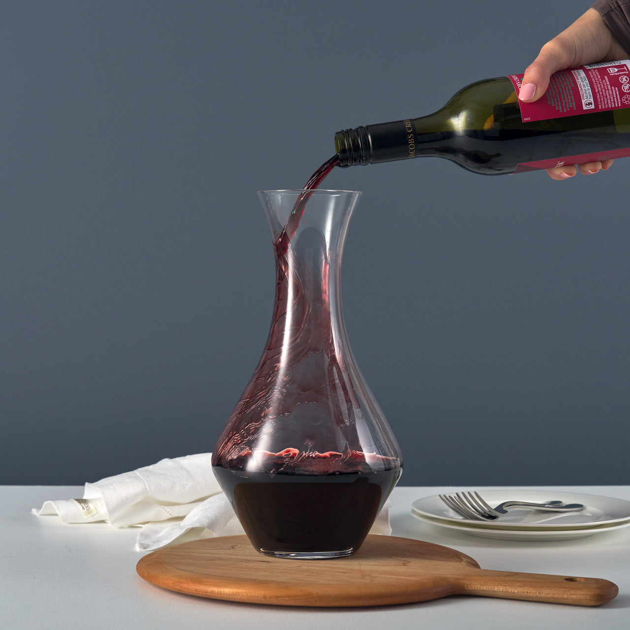 Argyle Decanter, 1200ml - Handmade Glass