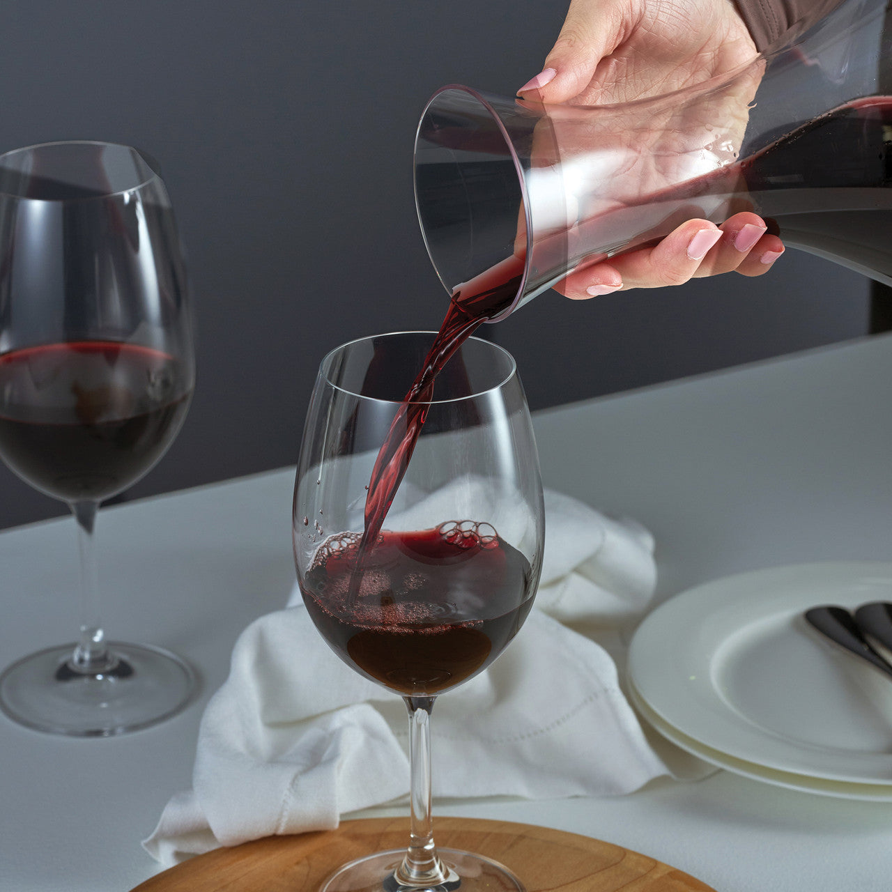 Argyle Decanter, 1200ml - Handmade Glass