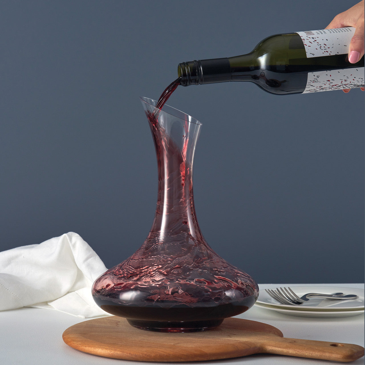Kinross Decanter, 1200ml - Handmade Glass