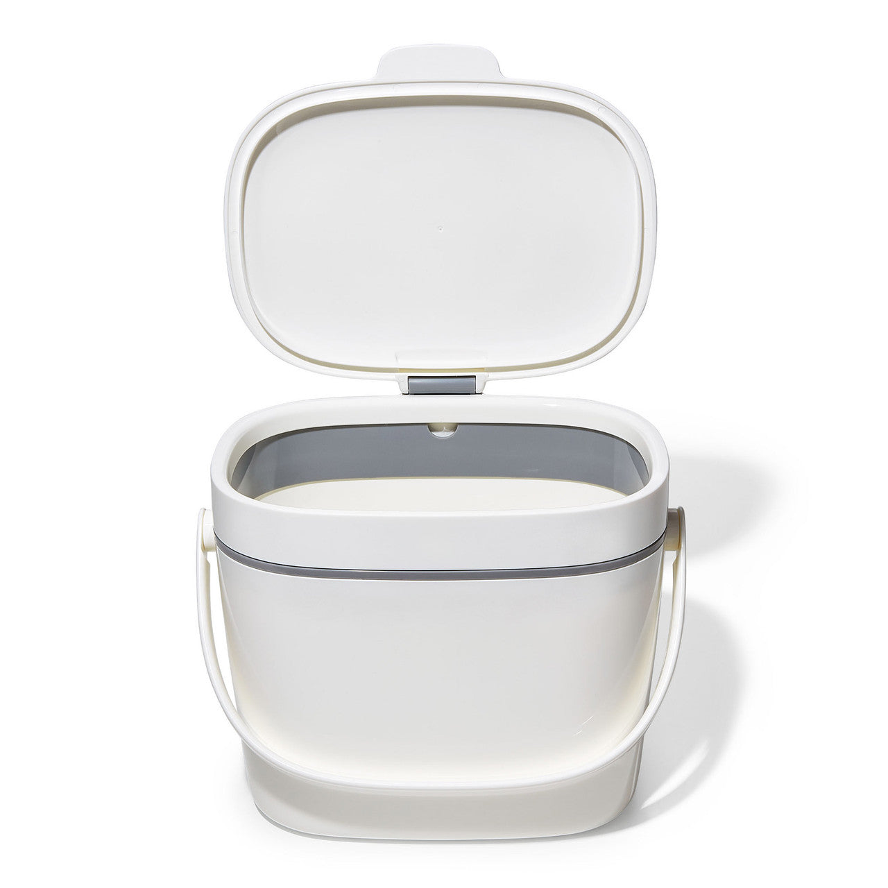 Easy-Clean Compost Bin - White