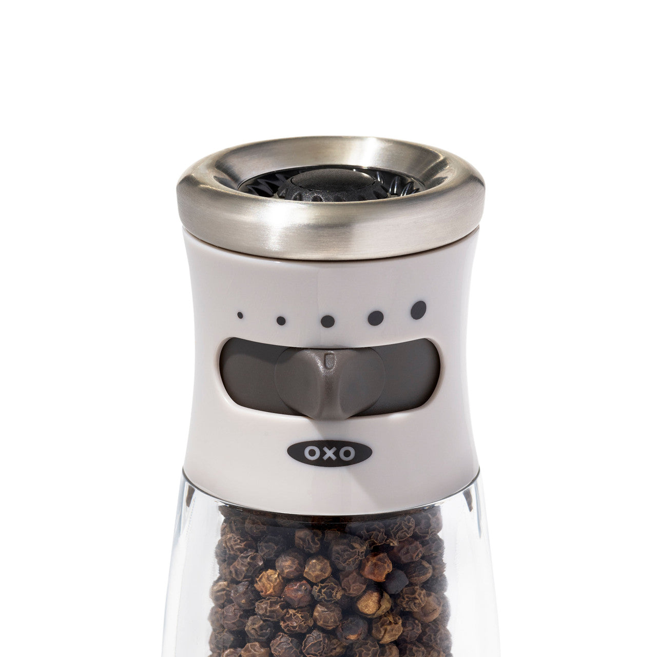Contoured Mess-Free Grinder - Pepper