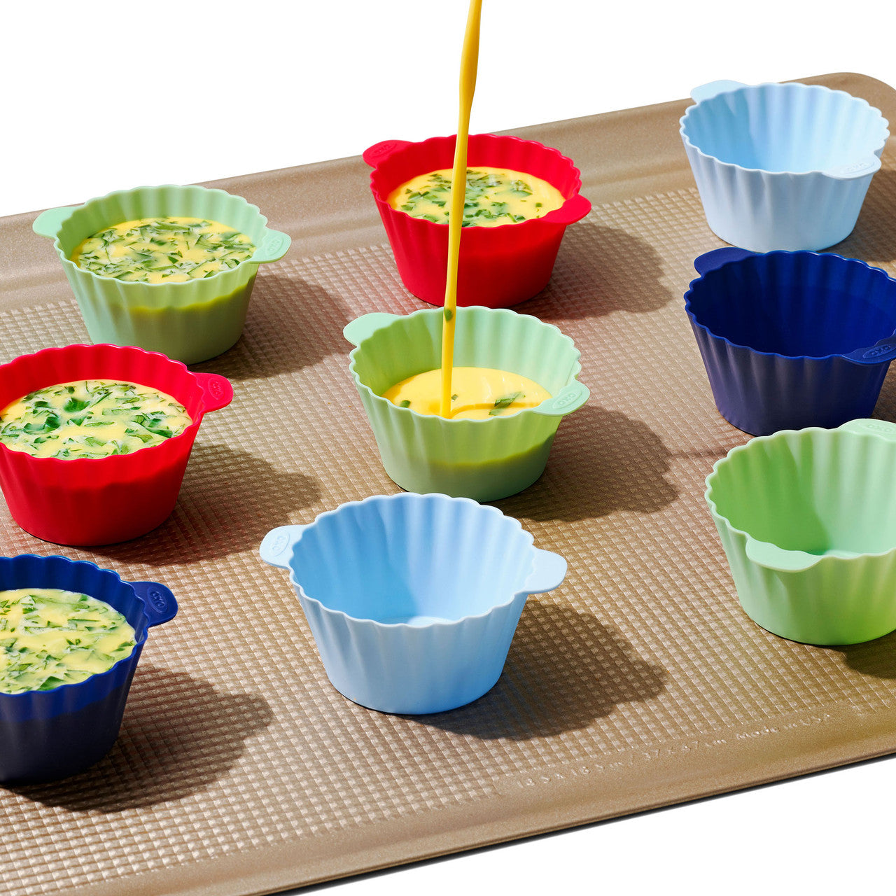 Silicone Baking Cups - 12 Pack Assorted