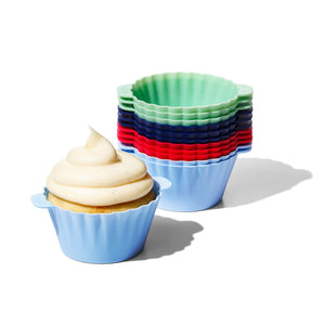 Silicone Baking Cups - 12 Pack Assorted