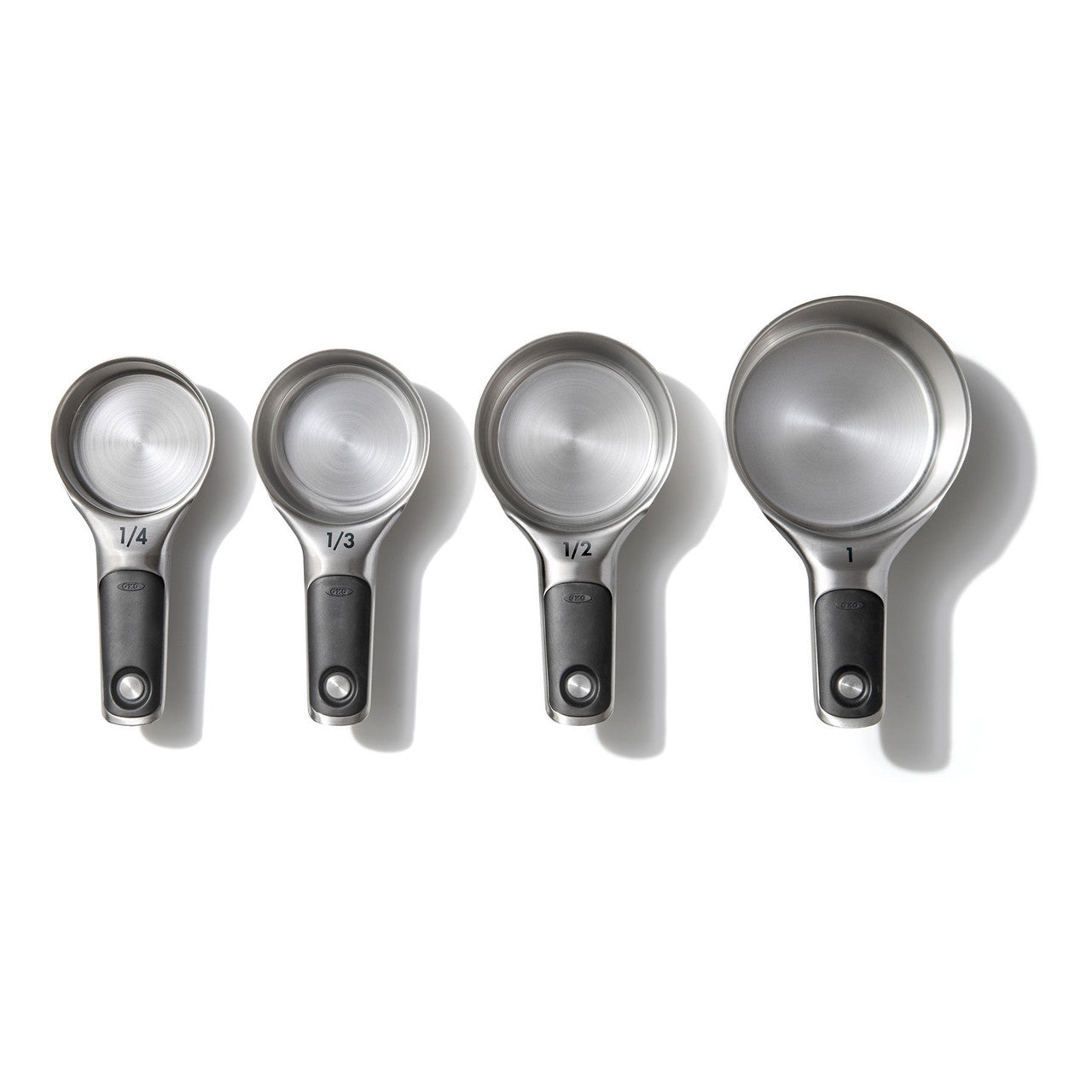 4 Piece Stainless Steel Measuring Cup Set