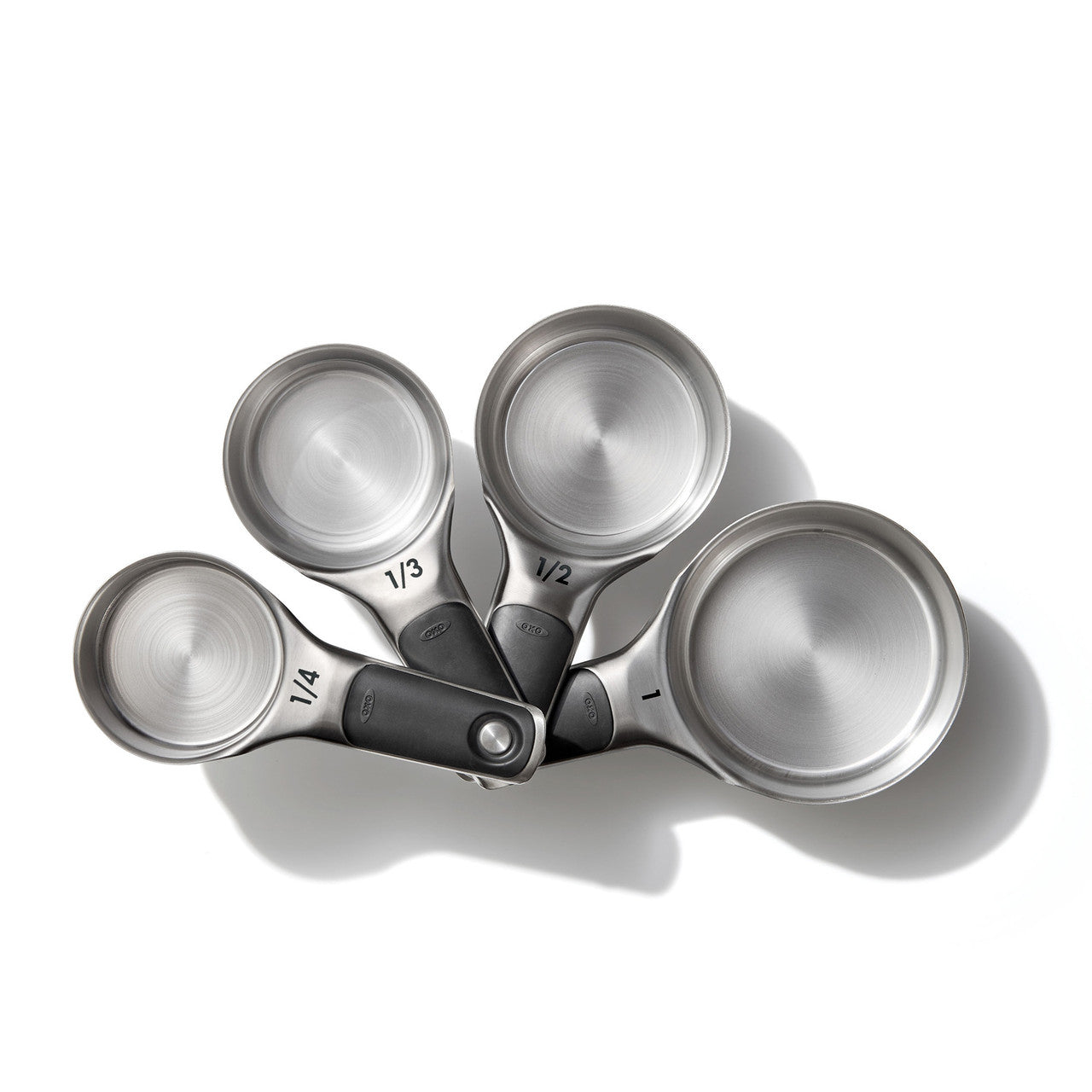 4 Piece Stainless Steel Measuring Cup Set