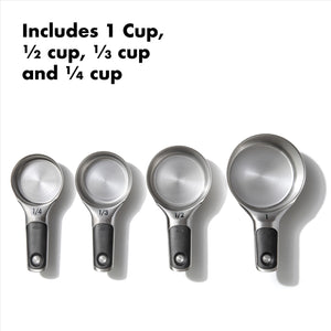 4 Piece Stainless Steel Measuring Cup Set