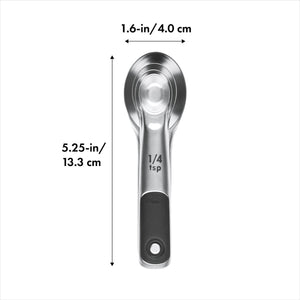 4-Piece Stainless Steel Measuring Spoon Set