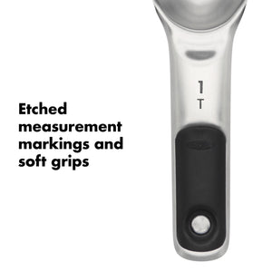 4-Piece Stainless Steel Measuring Spoon Set