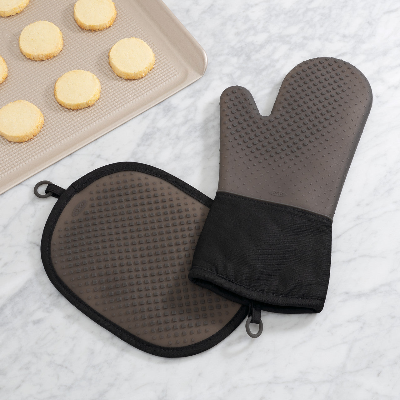 Silicone Oven Mitt - Black