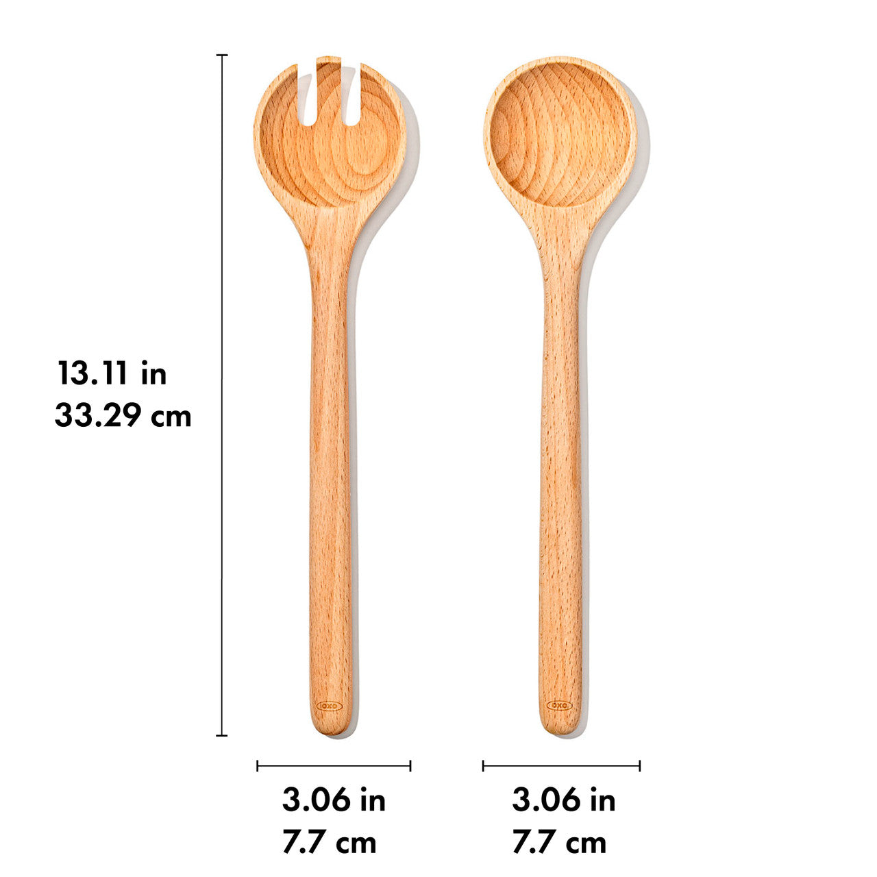Good Grips Beechwood Salad Servers – 2-Piece Set