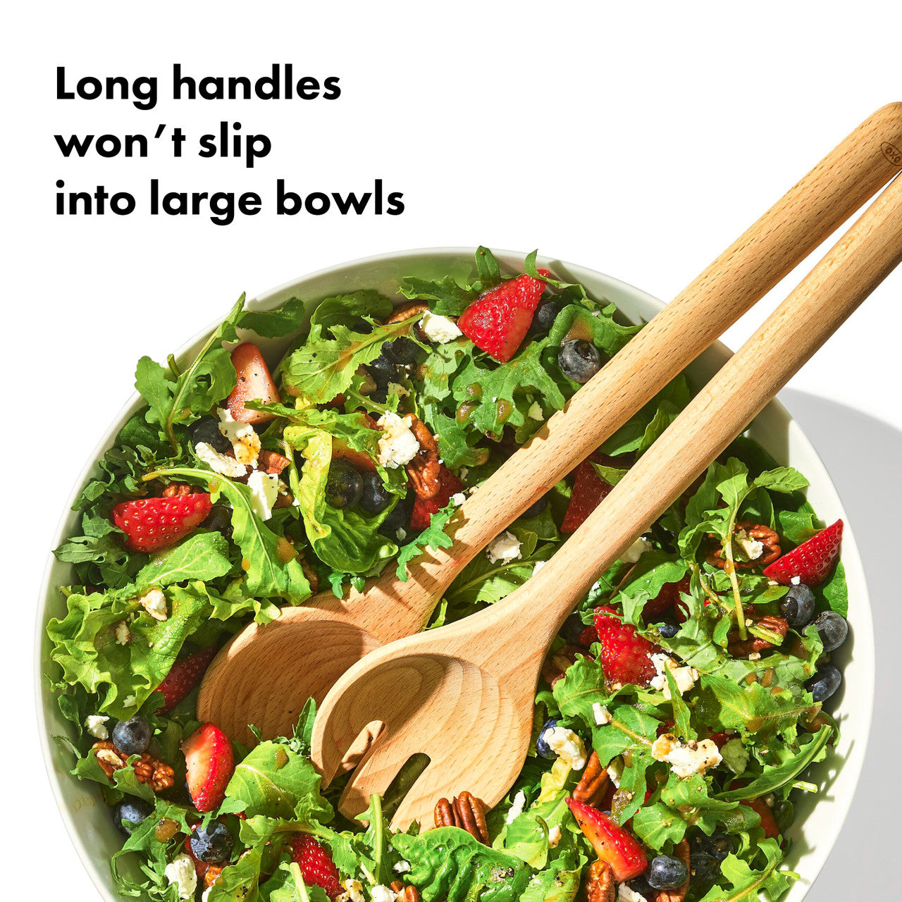 Good Grips Beechwood Salad Servers – 2-Piece Set
