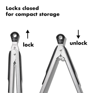 Good Grips Tongs With Nylon Heads - 2 Pack
