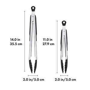 Good Grips Tongs With Nylon Heads - 2 Pack