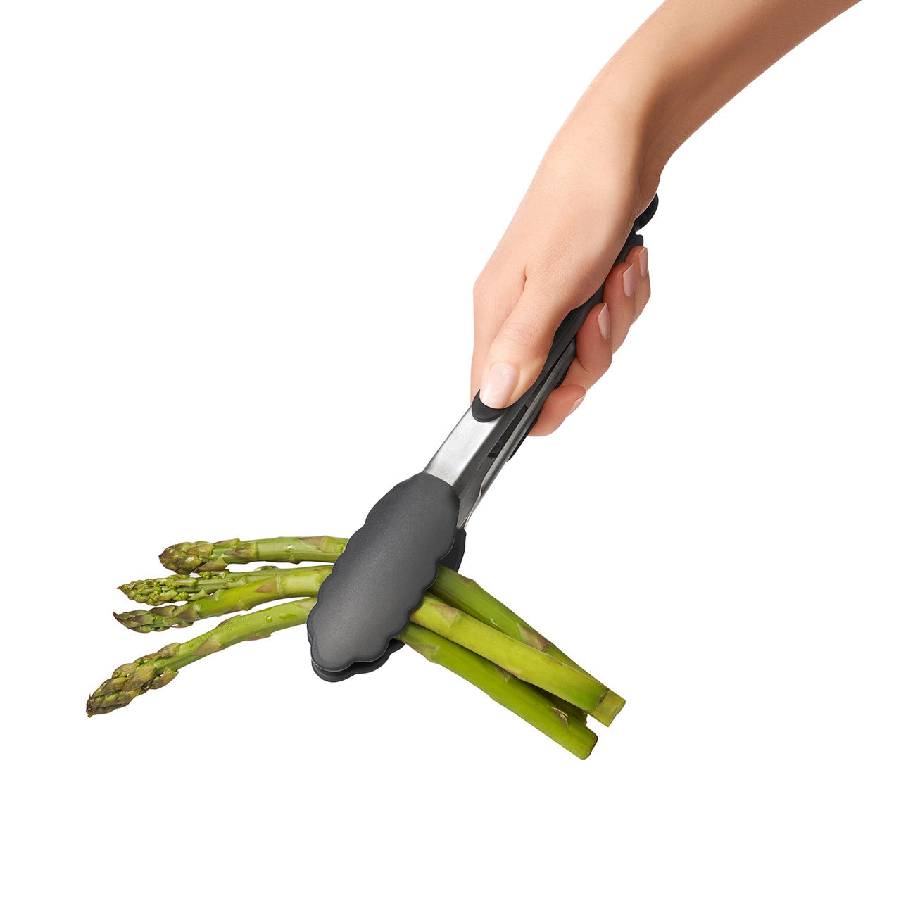 Tongs with Silicone Heads - 23cm