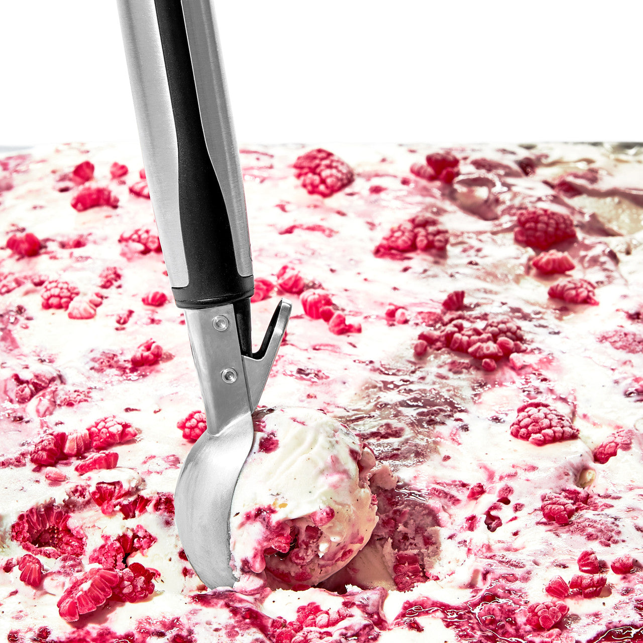 STEEL Lever Ice Cream Scoop
