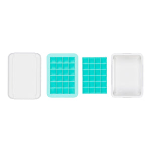 Covered Silicone Ice Cube Tray - Small Cubes
