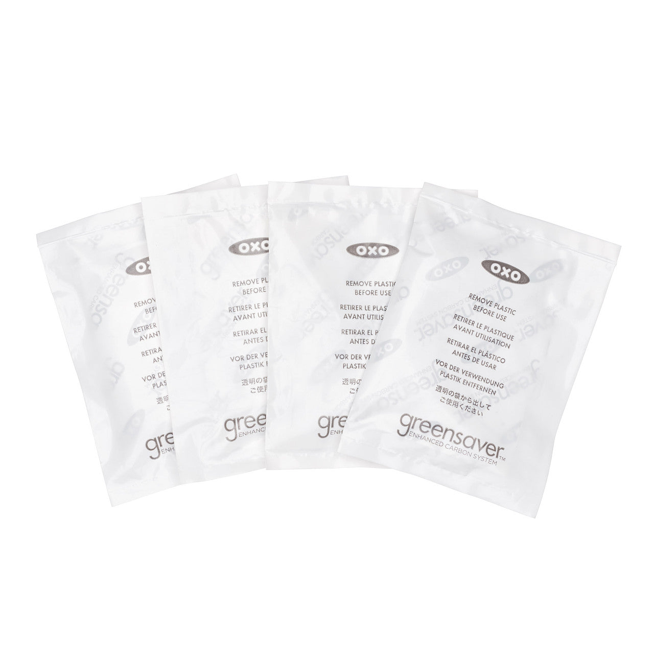 GreenSaver™ Carbon Filter Refills - 4 Pack