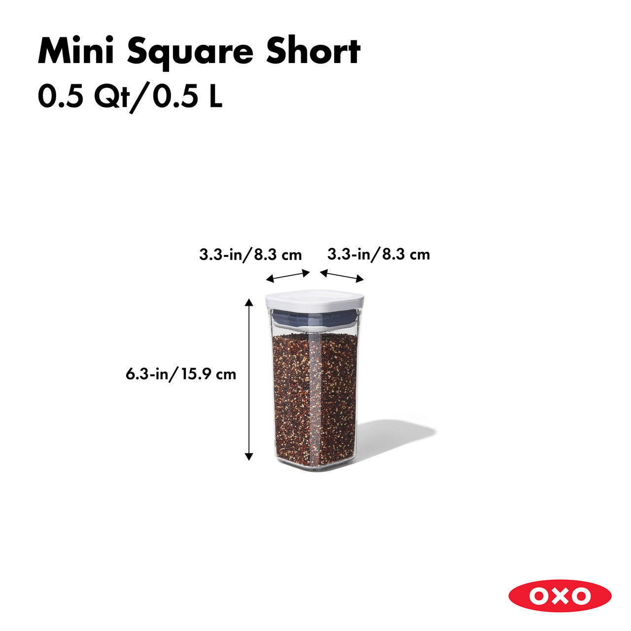 POP 2.0 Mini Square, Short (500ml)