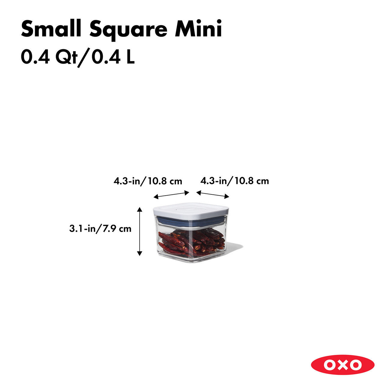 POP 2.0 Small Square, Mini (400ml)
