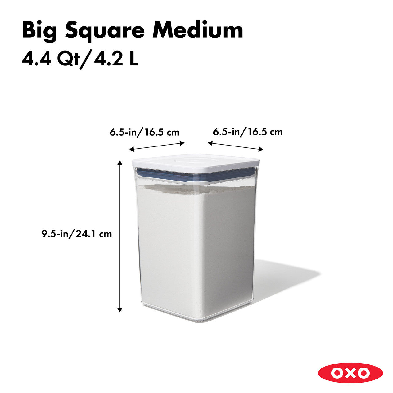 POP 2.0 Big Square, Medium (4.2 Litre)