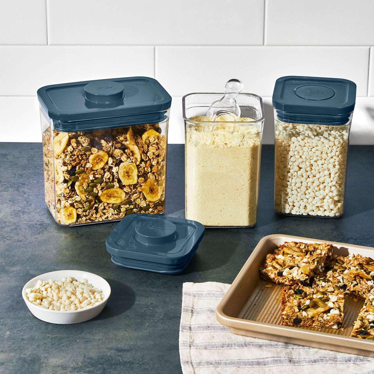 OXO Good Grips 3-Piece POP Container Everyday Set - Storm Blue