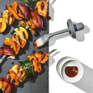Silicone Cooktop Brush & Bottle Set