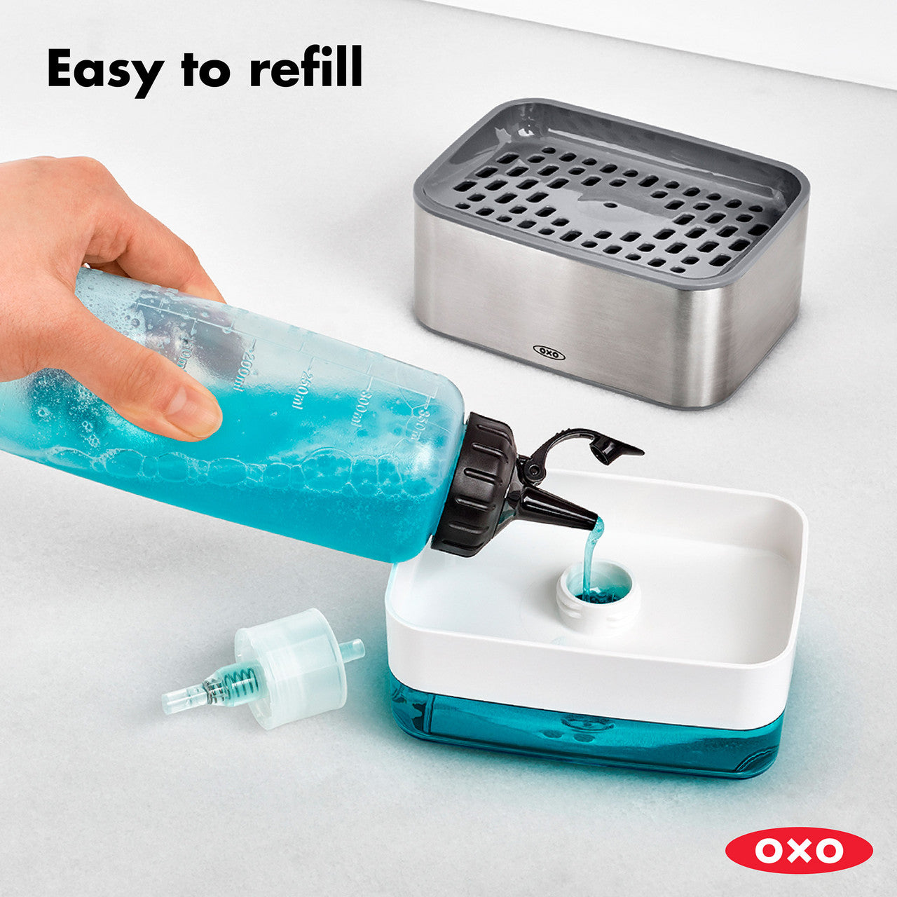Soap Dispensing Sponge Holder