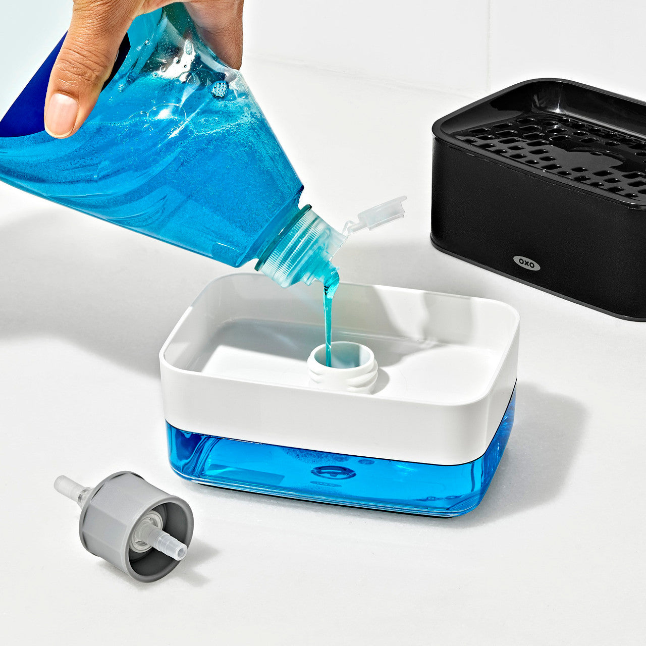 Good Grips Soap Dispensing Sponge Holder