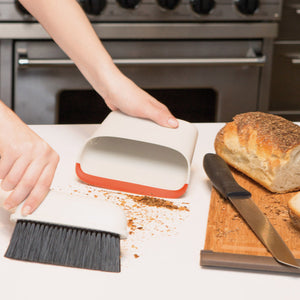 Compact Dustpan and Brush Set