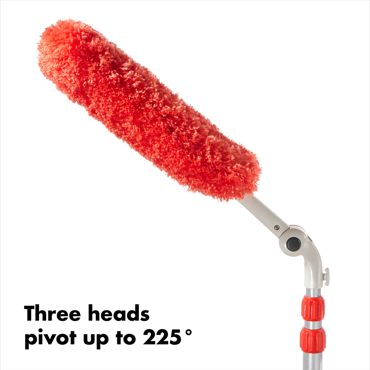 Long Reach Dusting System With Pivoting Heads