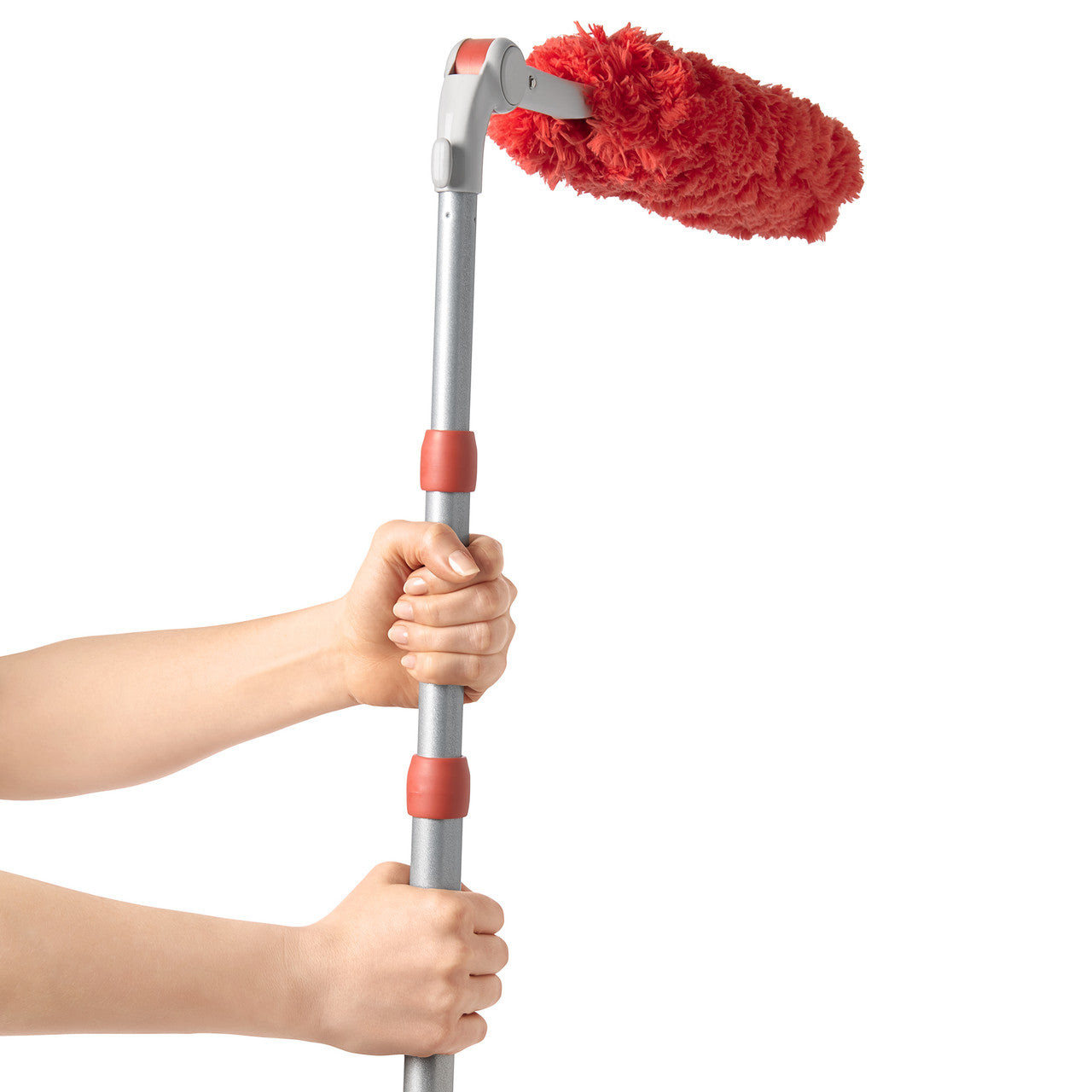 Long Reach Dusting System With Pivoting Heads