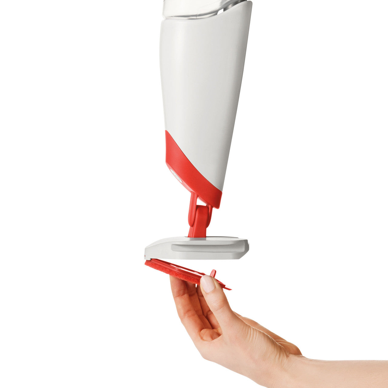 Microfiber Spray Mop with Slide-Out Scrubber