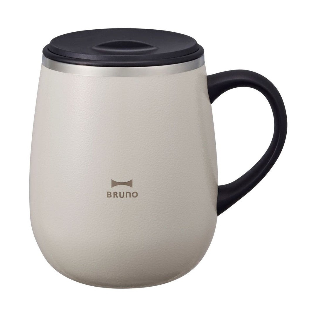 Bruno Stainless Mug Short With Lid 460 ml