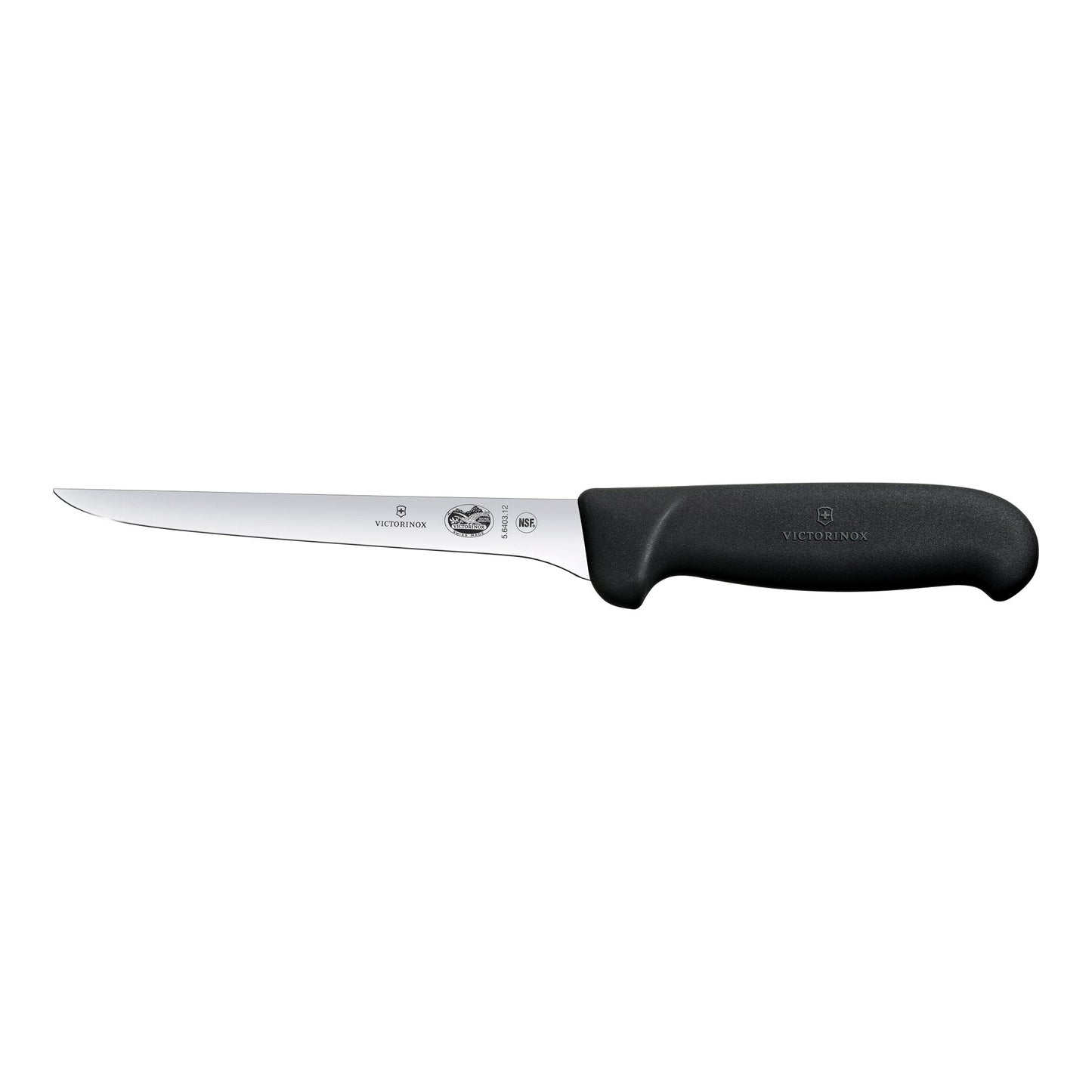 Fibrox Boning Knife,12cm Straight, Narrow Blade
