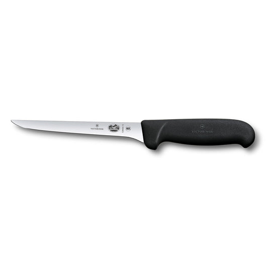 Fibrox Boning Knife, 15cm Straight, Narrow Flexible Blade