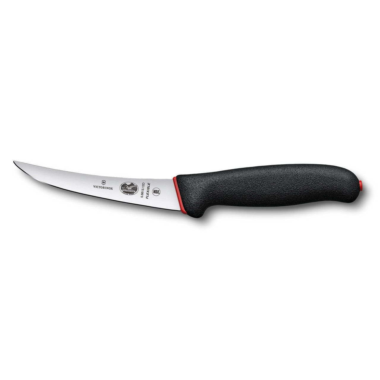 Fibrox Boning Knife, 12cm Curved, Flexible Narrow Blade, Dual Grip