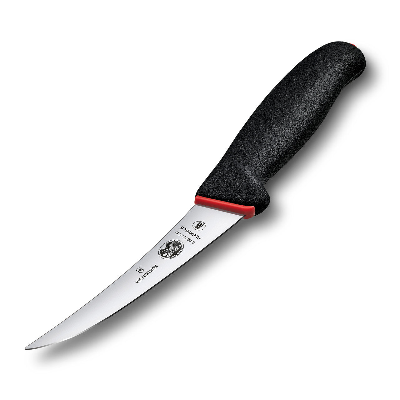 Fibrox Boning Knife, 12cm Curved, Flexible Narrow Blade, Dual Grip