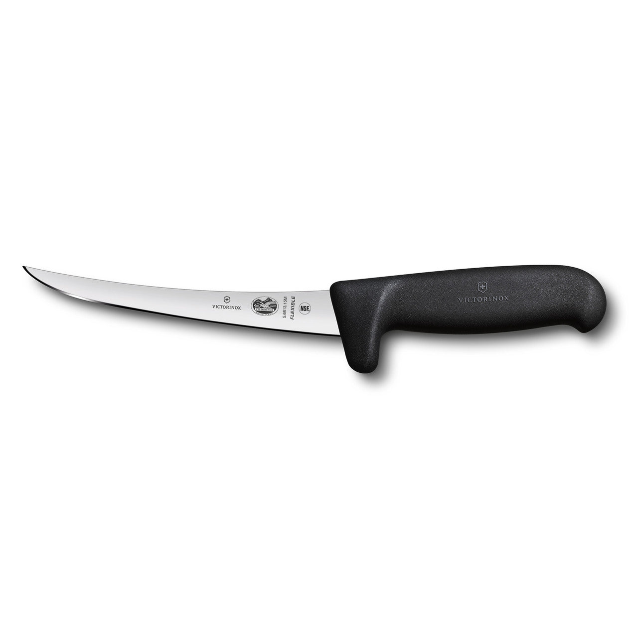 Fibrox Boning Knife, 15cm Curved, Safety Grip, Flexible Narrow Blade