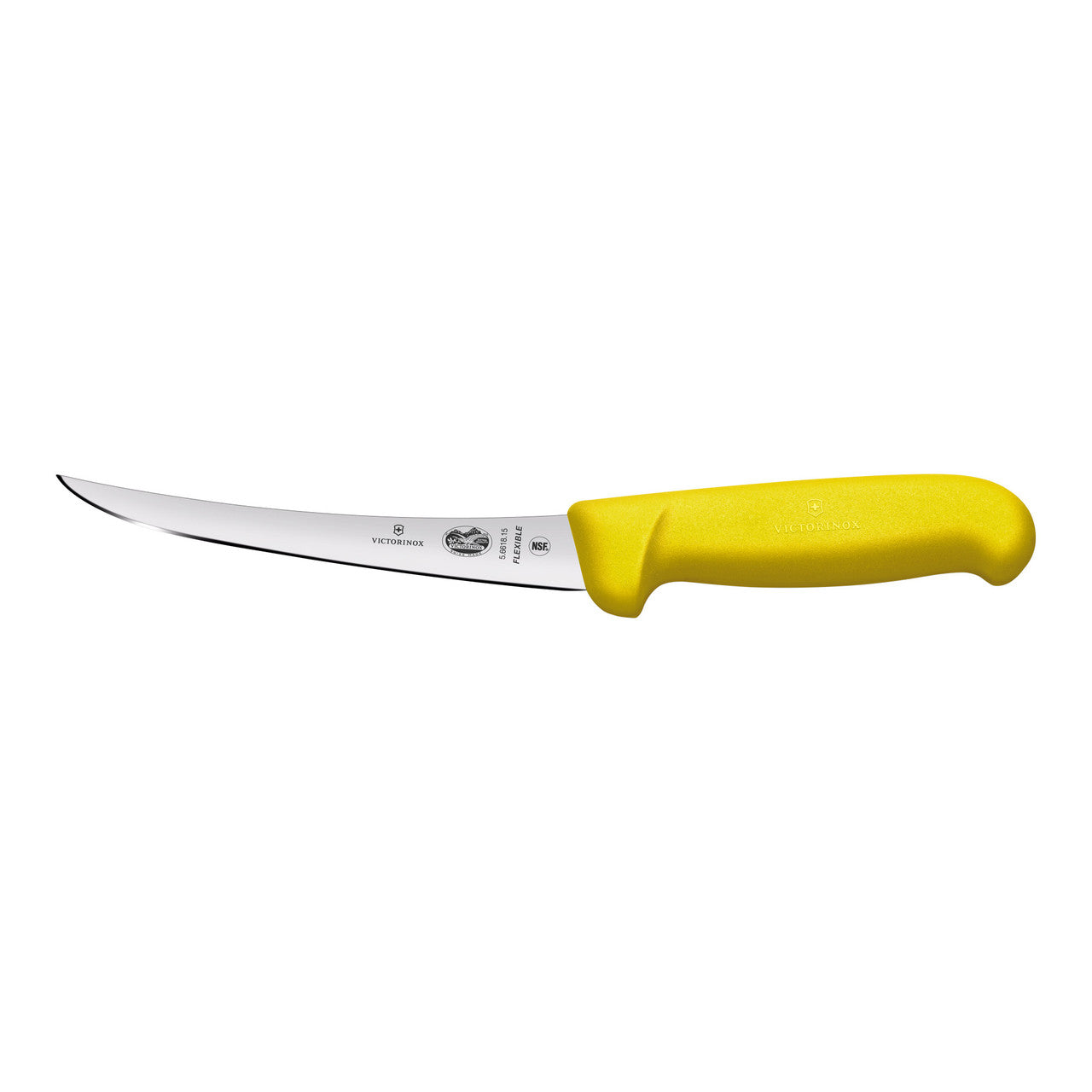 Fibrox Boning Knife, 12cm Curved, Flexible Narrow Blade,