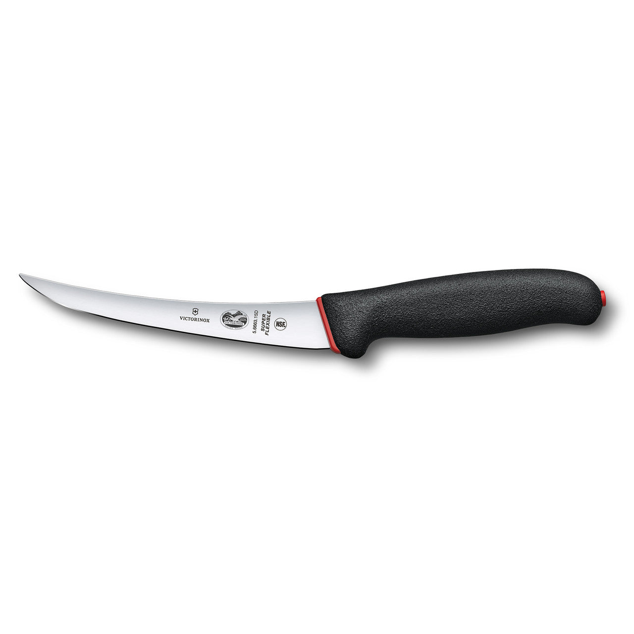 Fibrox Boning Knife, 15cm Curved, Super Flexible Narrow Blade, Dual Grip