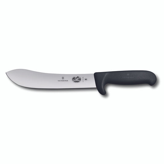 Fibrox Butchers Knife, 20cm Safety Nose, Wide Tip Blade